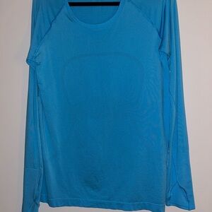 Lululemon Blue Long Sleeve Top